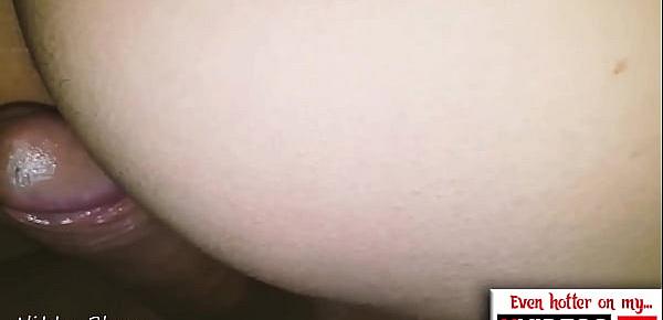  Closeup bareback riding and sweet POV creampie in missionary